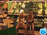Naughty In Public 3: 3 girls went to the super mar…